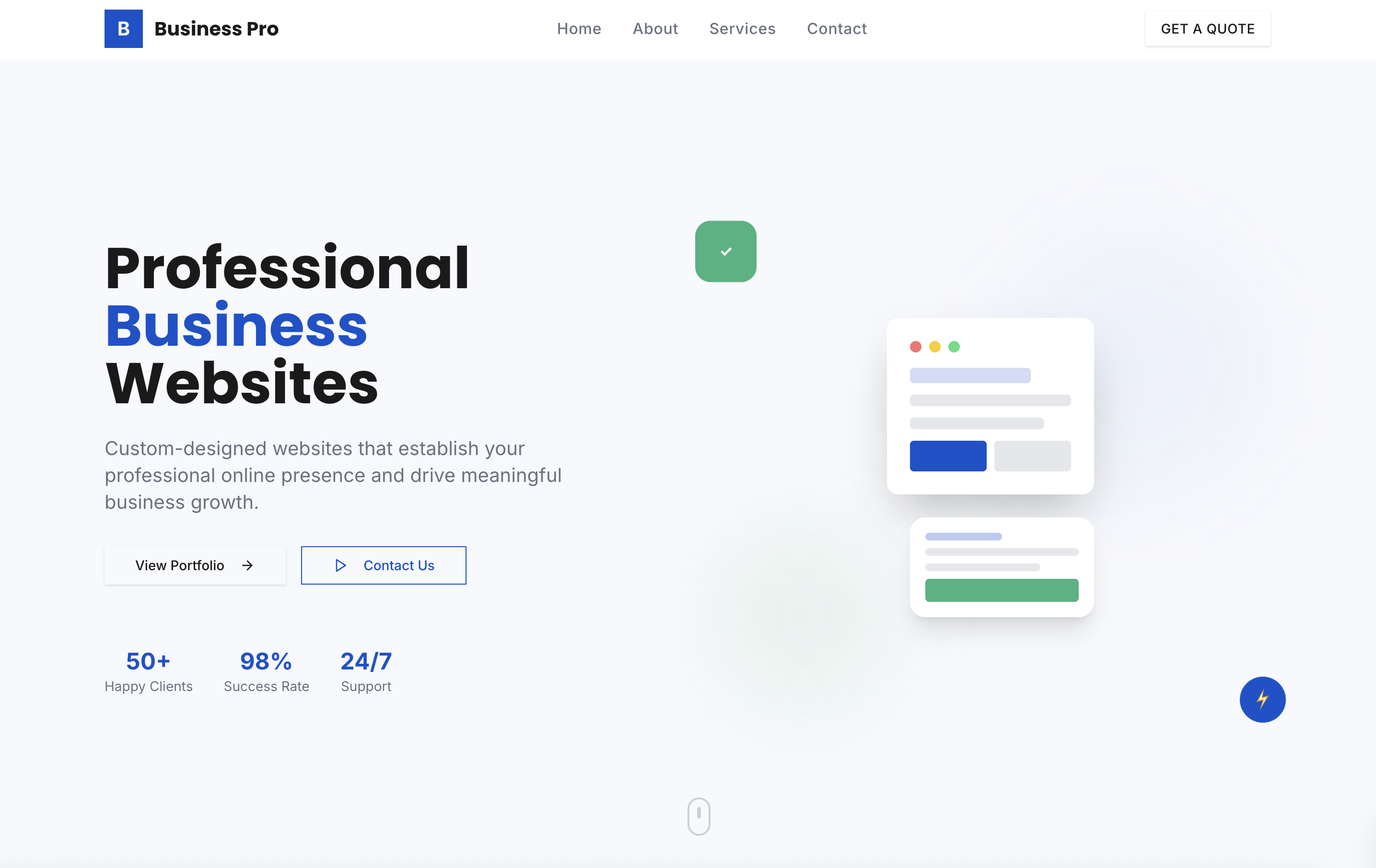 Preview of Professional Business Websites Preview