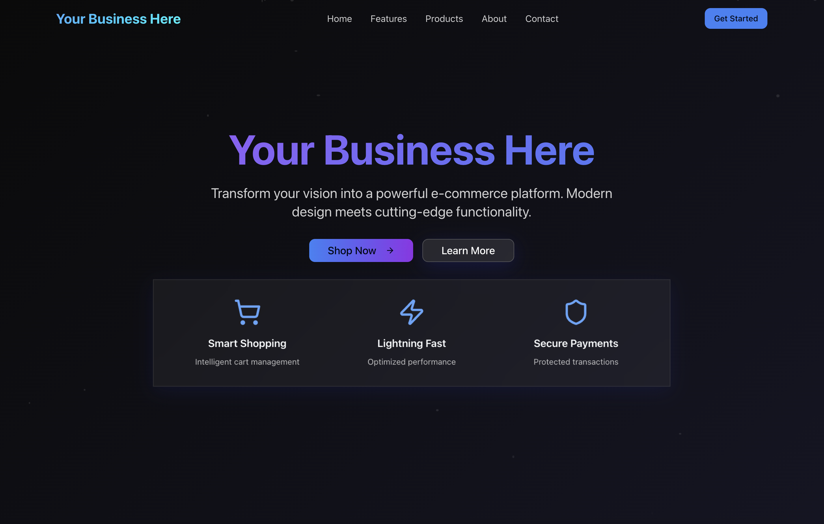 Preview of Online Store Solutions Preview